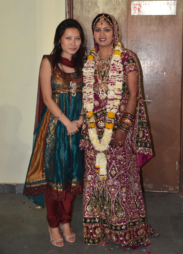 Eu e a noiva!! Que honra!!