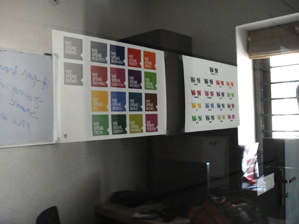 As propostas para identidade visual!